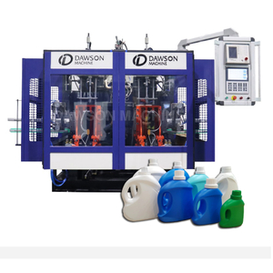 Máquina para fabricar bidón de plástico de 1L, 2L, 3L, 5L, HDPE, champú detergente de 5 litros, blanqueadores, máquina de moldeo por soplado de botellas de plástico