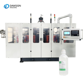 Máquinas de moldeo por soplado y extrusión de botellas salinas de plástico PE de moldeo de buena calidad para colgar botellas PP de 500 ml