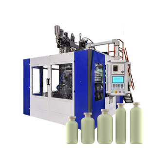 Máquina de moldeo por soplado y extrusión automática de plástico, botella de medio galón, 1L, bidón, máquina para fabricar HDPE, precio más bajo