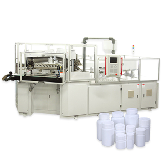 Máquina de precio de botella de plástico HDPE Ldpe para fabricar botella de 1L, botella de leche, máquina de moldeo por inyección y soplado de alto rendimiento