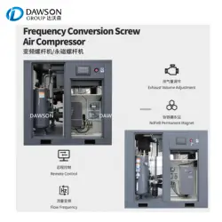 Compresor de aire de tornillo, compresor de aire pequeño para la venta en stock