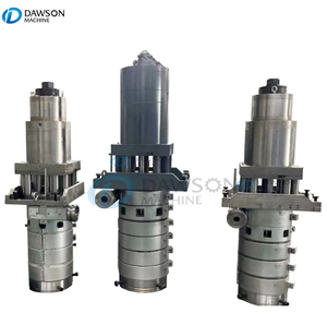 Hoja de tambor de bidón de plástico de una sola capa, acumulador de fabricación de hojas, máquina de moldeo por soplado y extrusión tipo 50L 80L, cabezal de troquel hidráulico