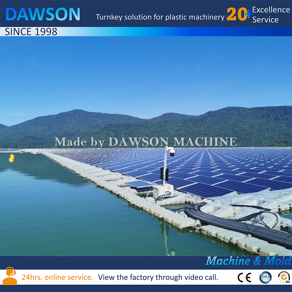 Máquina de moldeo por extrusión de ponteo flotante de alta calidad Cuerpo flotante HDPE para fotovoltaico