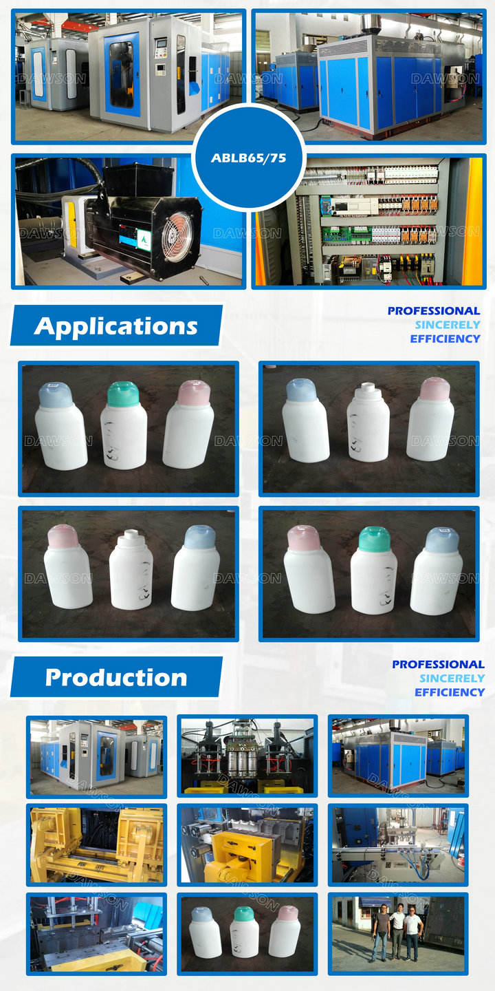 Máquina de moldeo por soplado por extrusión pequeña Máquina de moldeo por soplado por extrusión Pp Pe Precio de la máquina de moldeo por soplado