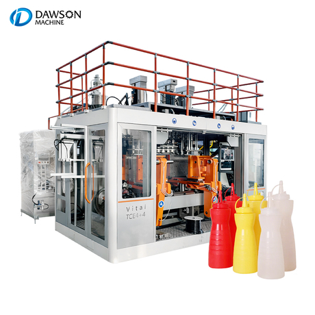 Máquina de moldeo por soplado de botellas de salsa de tomate de tipo lineal rentable