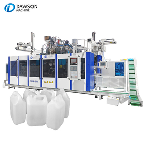 Máquina automática de moldeo por soplado de doble estación DSB90II con triple tornillo para contenedores de 5 litros