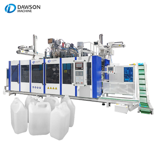 Máquina automática de moldeo por soplado de doble estación DSB90II con triple tornillo para contenedores de 5 litros