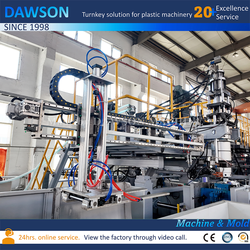 Das de espesor de espesor de pared Control de automóviles Autom Tuberes Máquina de moldeo de soplado