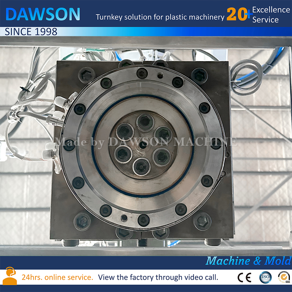 máquina del moldeo por insuflación de aire comprimido del bidón del HDPE de 15L 20L 25L sola máquina del moldeo por insuflación de aire comprimido de la protuberancia del cabezal de troquel