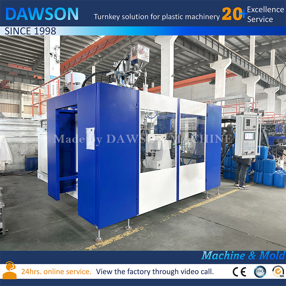 Máquina de moldeo por soplado de bidón de plástico de 20 litros y 25 litros de fábrica de China, máquina de fabricación por soplado y extrusión 