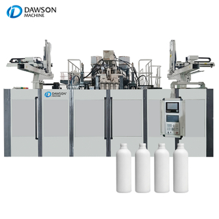 HDPE de la estación de Dobule que hace la máquina máquina de moldeo por soplado de envases de plástico 