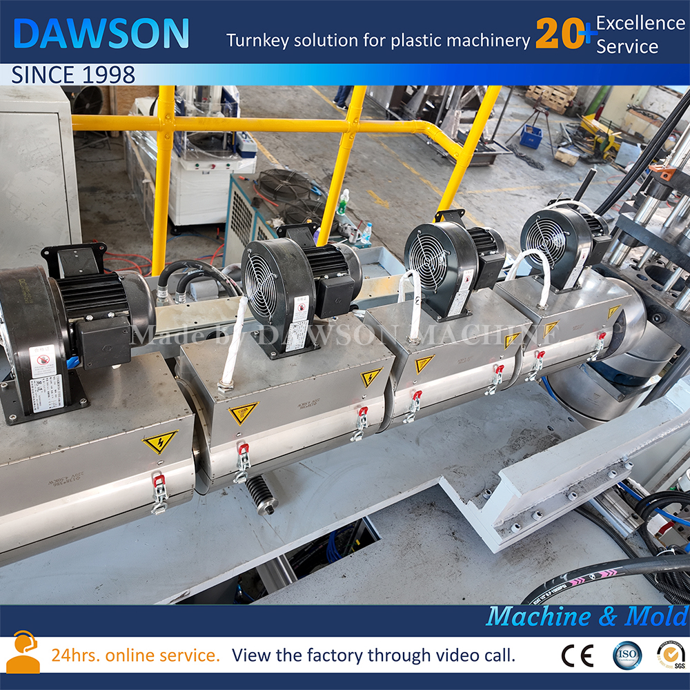 Das de espesor de espesor de pared Control de automóviles Autom Tuberes Máquina de moldeo de soplado
