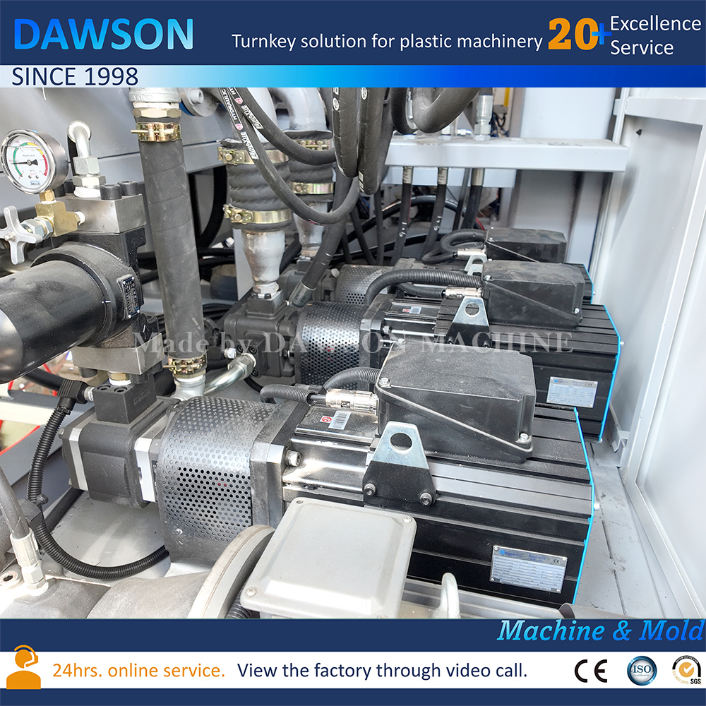 Das de espesor de espesor de pared Control de automóviles Autom Tuberes Máquina de moldeo de soplado