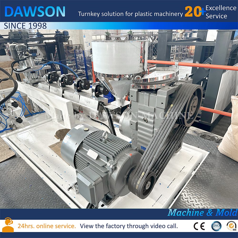 Máquinas de moldeo por soplado por extrusión de máquina de moldeo por soplado Jerrycan de botella de HDPE