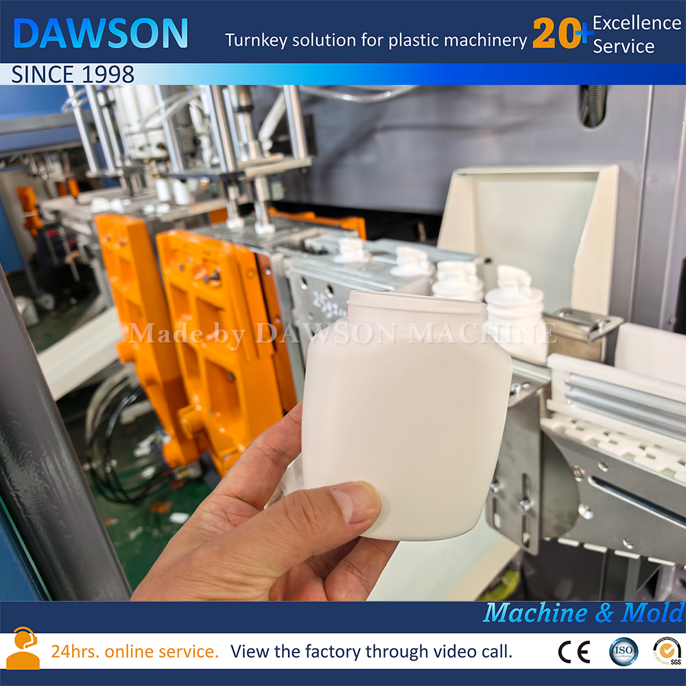 Máquina de alta velocidad para la fabricación de tarros de envases de plástico de 100 ml y 200 ml