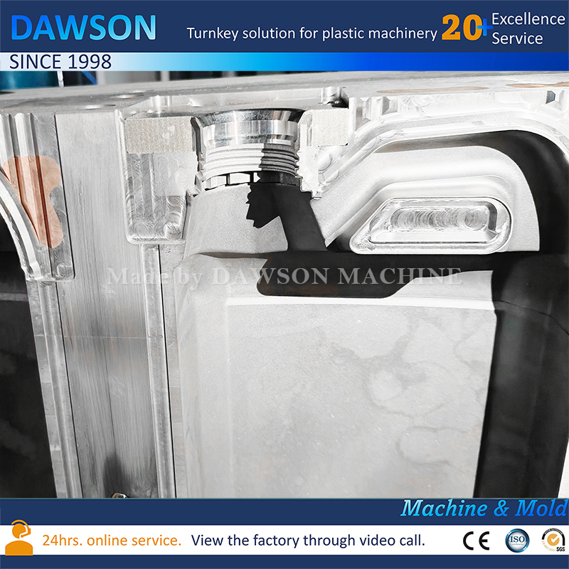 DSB90II Máquina automática de moldeo por soplado de doble cabezal, máquina de moldeo por soplado de bidón HDPE de 5L, máquina de moldeo por soplado y extrusión