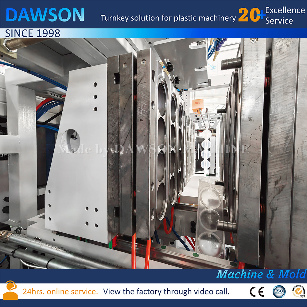 Máquina de moldeo por soplado de botellas de plástico, color de alta velocidad, bola de mar, máquina de moldeo por soplado 