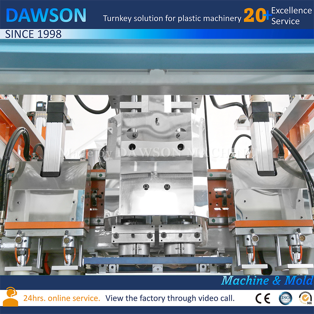 Envase completamente eléctrico del HDPE que hace la máquina que sopla de las botellas del detergente de la máquina 1L 5L