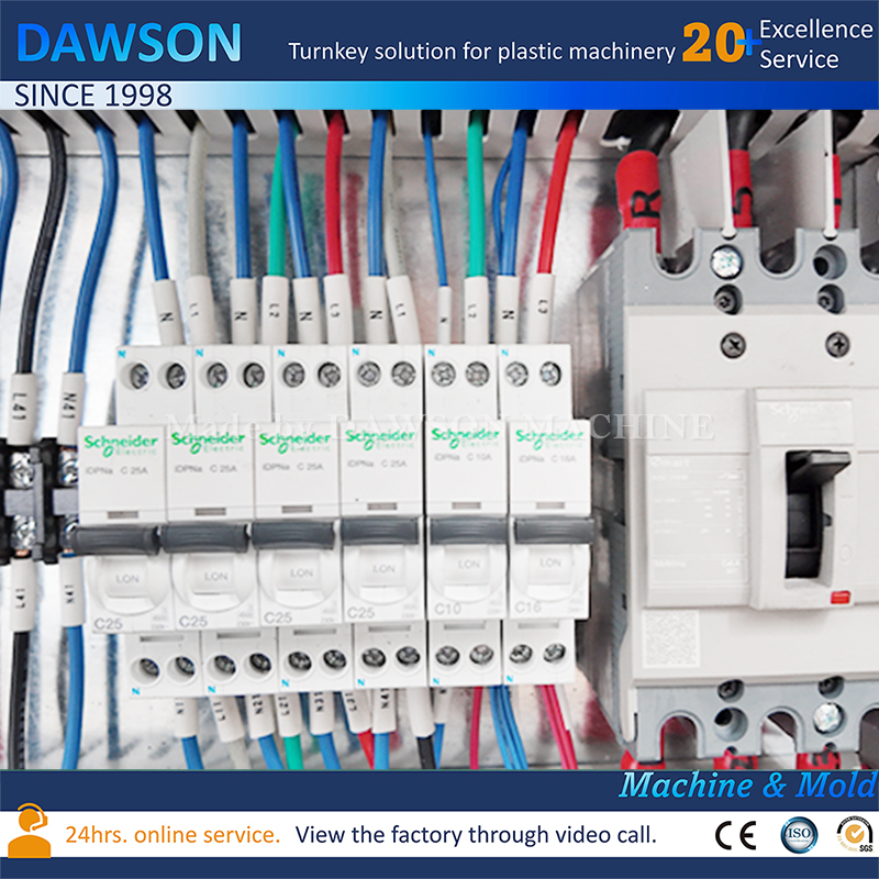 Máquinas para fabricar tarros de plástico PET con control PLC de alta velocidad, varios tamaños, máquina de moldeo por inyección y soplado de tarros de vaselina