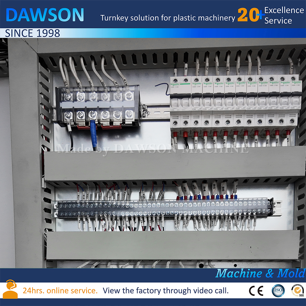 Máquina automática de fabricación de botellas de HDPE de 1L 2L 3L 5L, máquinas de moldeo por insuflación de aire comprimido de boca ancha