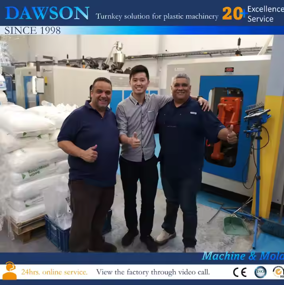 HDPE PP Champú de plástico Loción líquida para lavandería Jabón para lavar a mano Detergente Fabricación de botellas Máquina de moldeo por soplado y extrusión