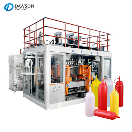 Máquina de moldeo por soplado de botellas de salsa de doble estación de personalización de fábrica
