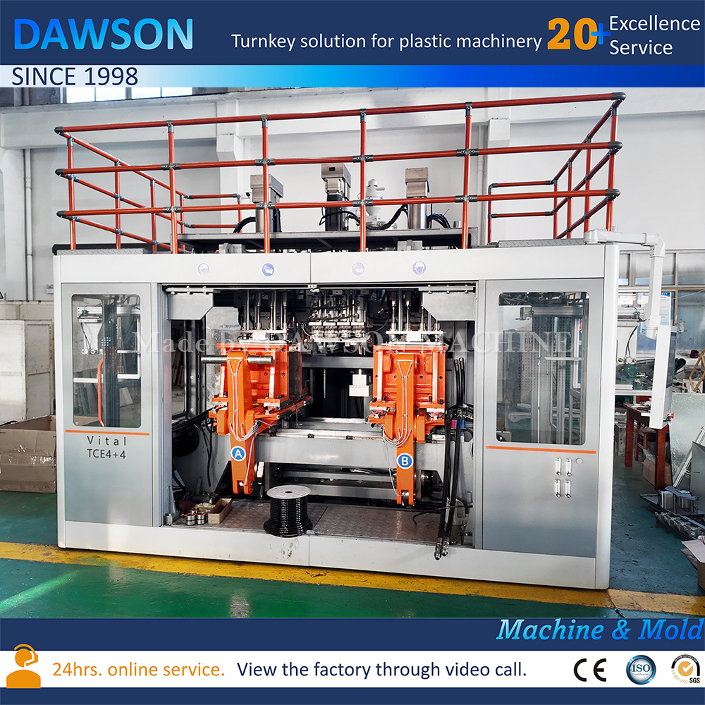 Máquina de moldeo por soplado de botellas de salsa de doble estación de personalización de fábrica