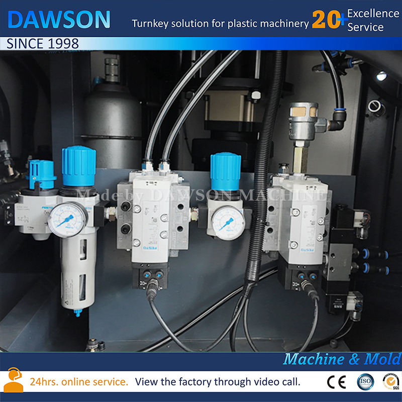 Máquinas para fabricar envases de crema de vaselina de alta precisión Máquinas para envasado de cosméticos Frascos de vaselina de tamaño de viaje de 30 ml Máquina compacta de moldeo por inyección y soplado 