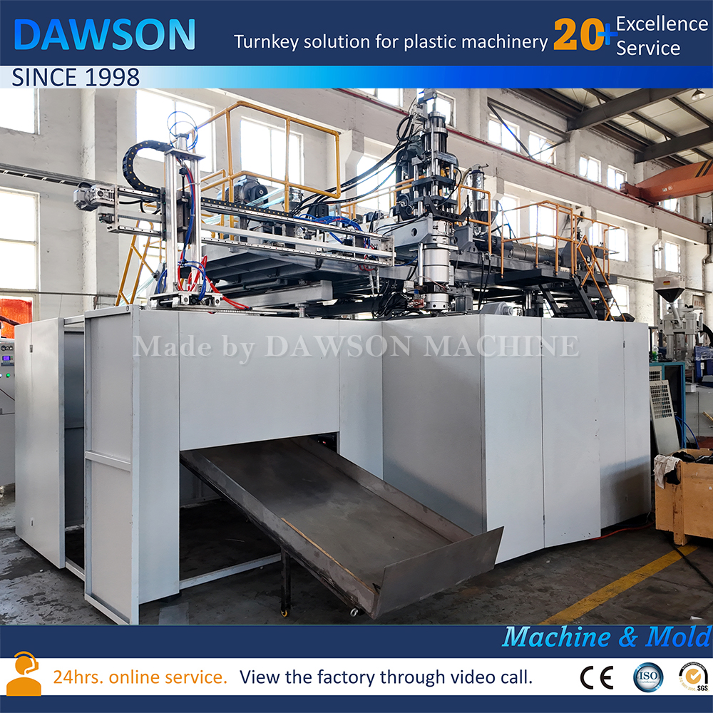 Das de espesor de espesor de pared Control de automóviles Autom Tuberes Máquina de moldeo de soplado