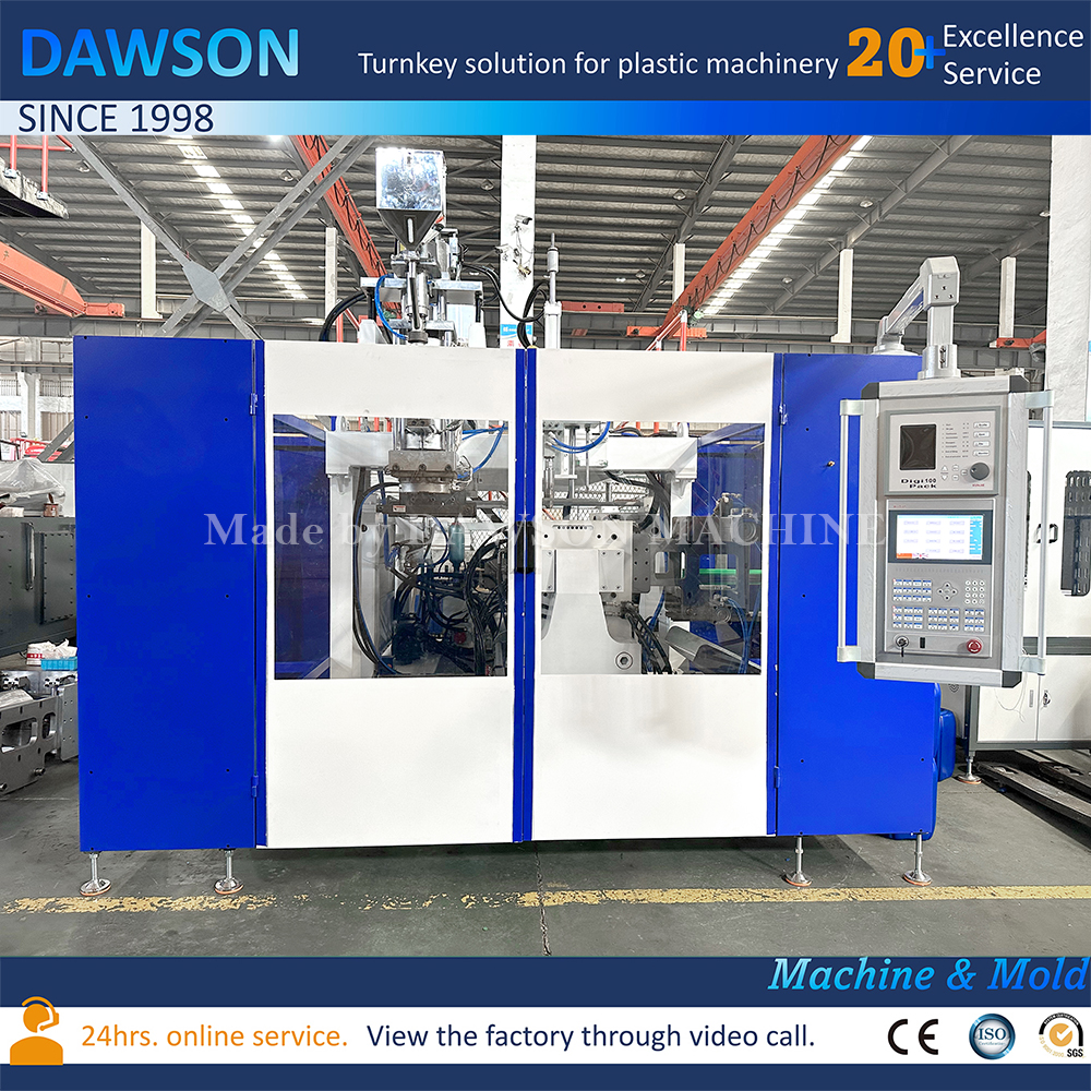 Máquina de moldeo por soplado y extrusión con cabezal único, estación única, bote ADBLUE EURO, buen precio, 20L, 25L