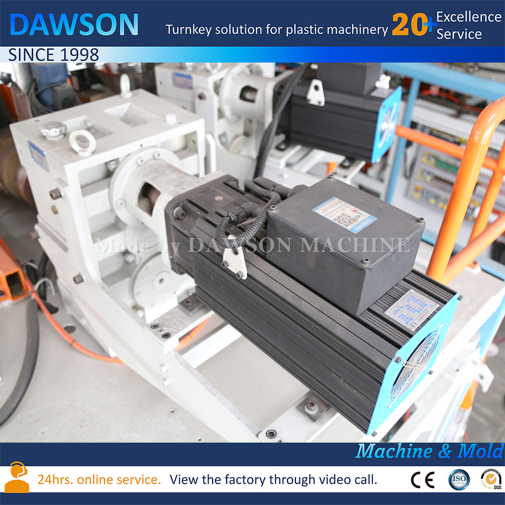 Máquinas de moldeo por soplado de botellas de limpieza y detergente de HDPE completamente eléctricas