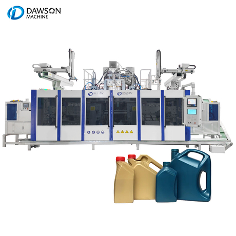 Máquina de moldeo por soplado de doble estación DSB90II con certificación CE, máquina para fabricar bidón para botellas químicas de HDPE de 5L