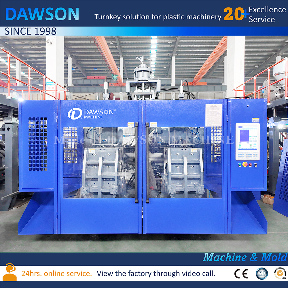 Máquina de moldeo por extrusión de HDPE de una sola cabeza