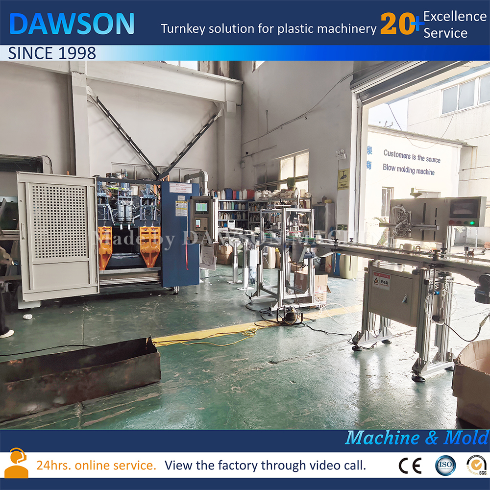 Máquina de alta velocidad para la fabricación de tarros de envases de plástico de 100 ml y 200 ml