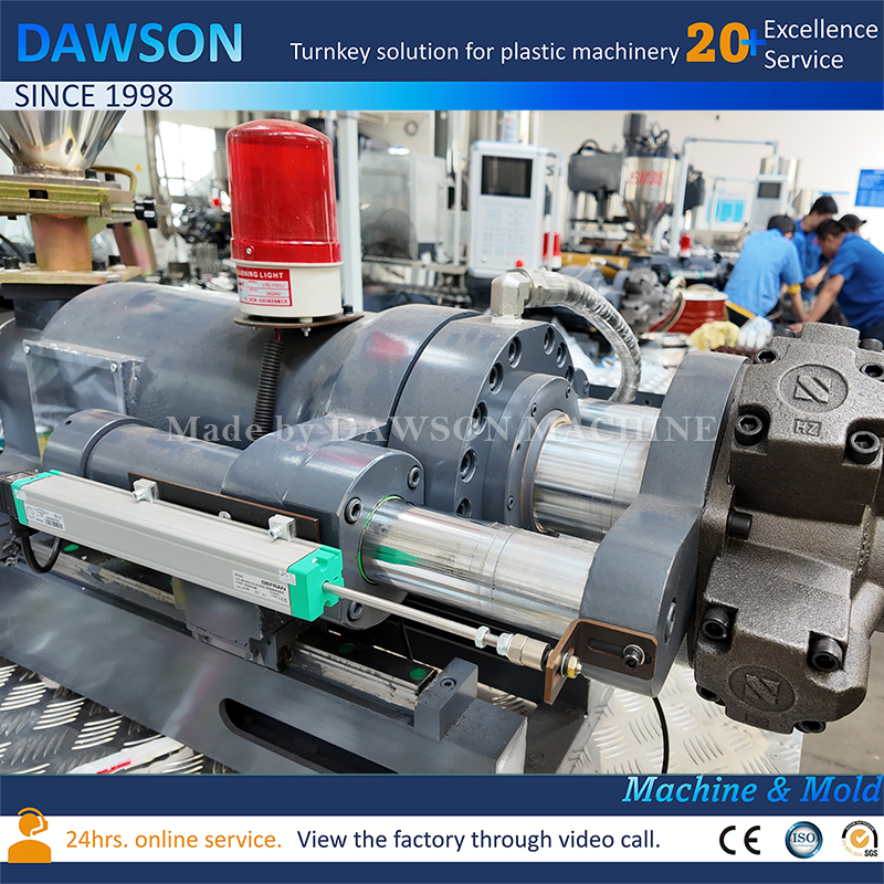 Máquinas para fabricar tarros de plástico PET con control PLC de alta velocidad, varios tamaños, máquina de moldeo por inyección y soplado de tarros de vaselina