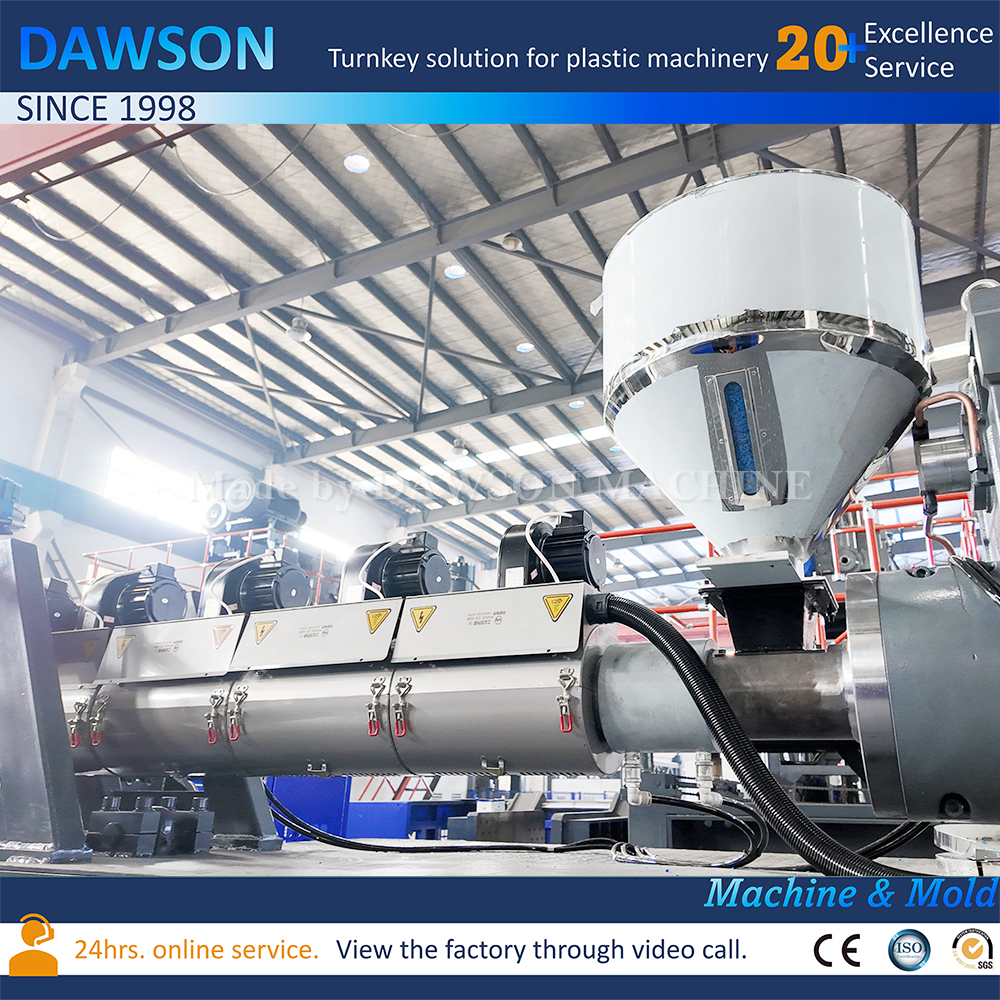 Máquina de moldeo por extrusión de HDPE de una sola cabeza
