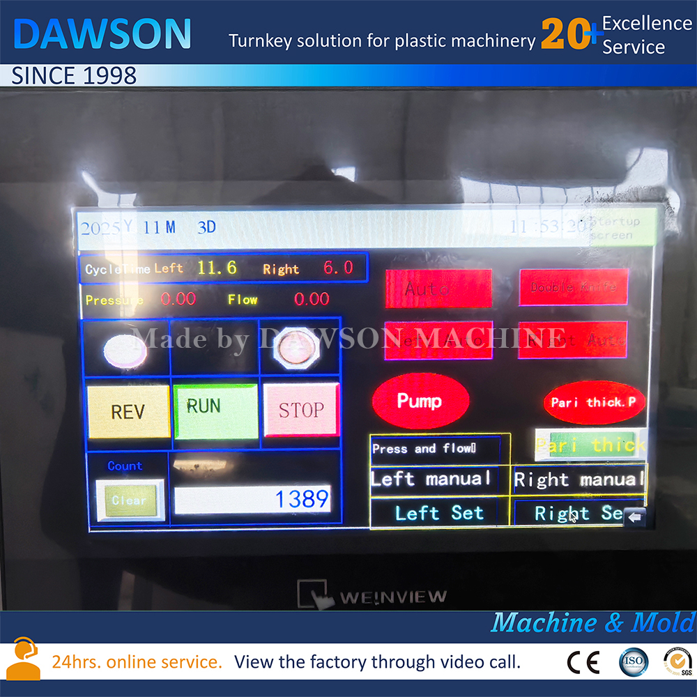 Máquinas para fabricar bolas de mar de juguete PE de doble color PE Máquinas de moldeo por soplado