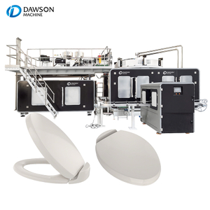 Máquina para fabricar asientos de inodoro de plástico HDPE PE LDPE, máquinas de moldeo por soplado rotativas