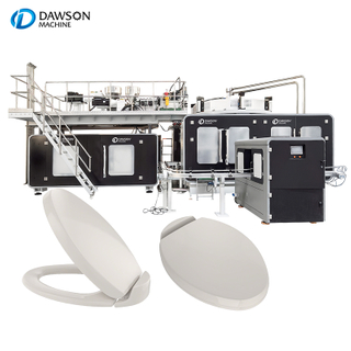 Máquina para fabricar asientos de inodoro de plástico HDPE PE LDPE, máquinas de moldeo por soplado rotativas