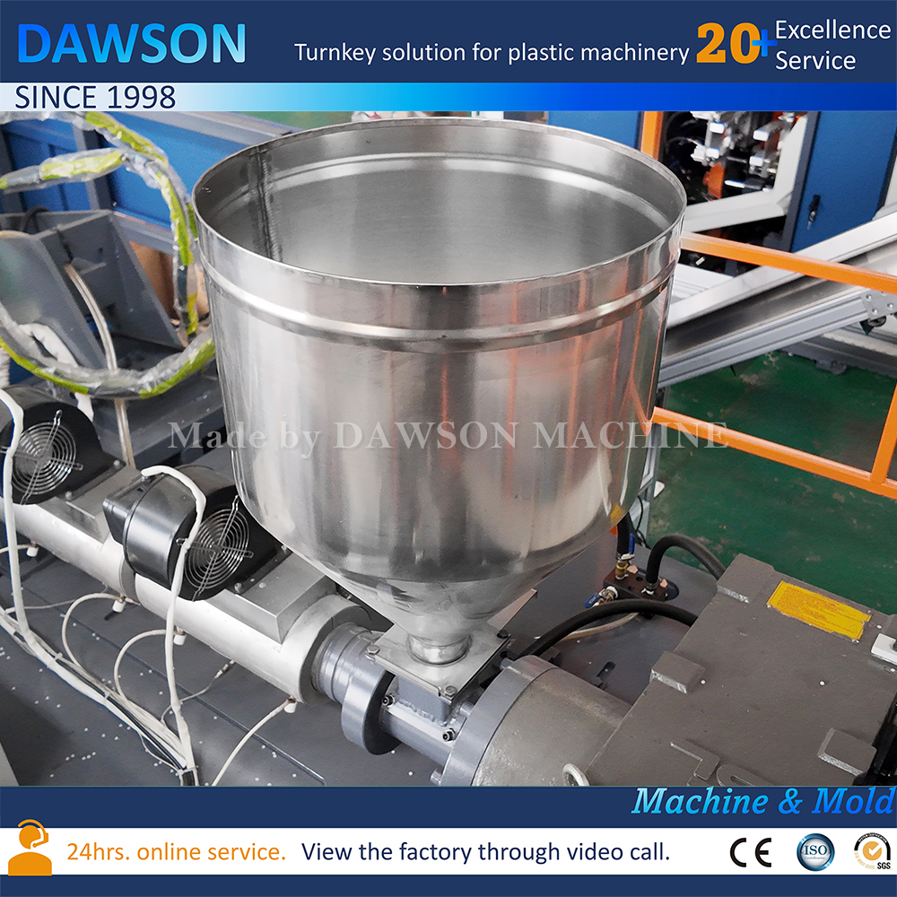 Equipo de producción de envases de crema para el cabello, máquina de moldeo por soplado, tarro de crema facial HDPE PP de boca ancha 