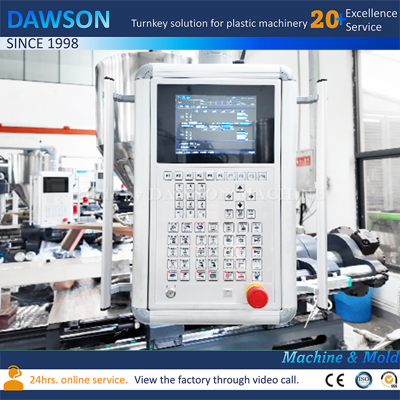 Máquinas para fabricar tarros de plástico PET con control PLC de alta velocidad, varios tamaños, máquina de moldeo por inyección y soplado de tarros de vaselina