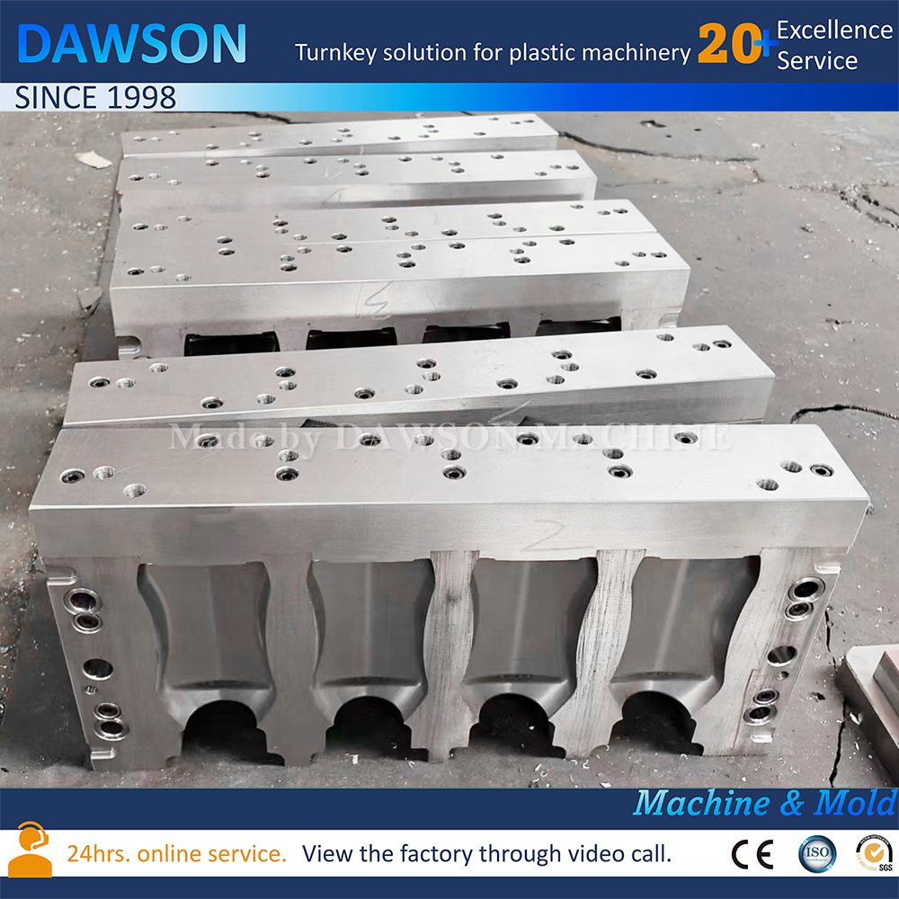 Máquina de moldeo por soplado y extrusión de botellas de salsa de soja HDPE de alta velocidad