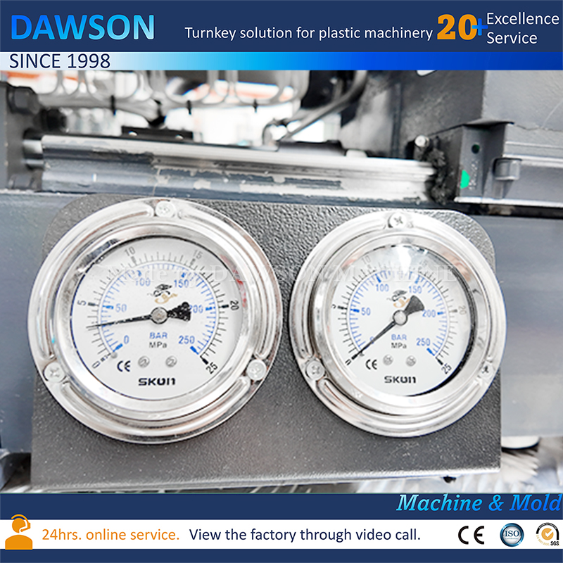 Máquina de moldeo por inyección y soplado de tarros personalizable de 15 ml a 300 m para tarros de vaselina PETG transparentes