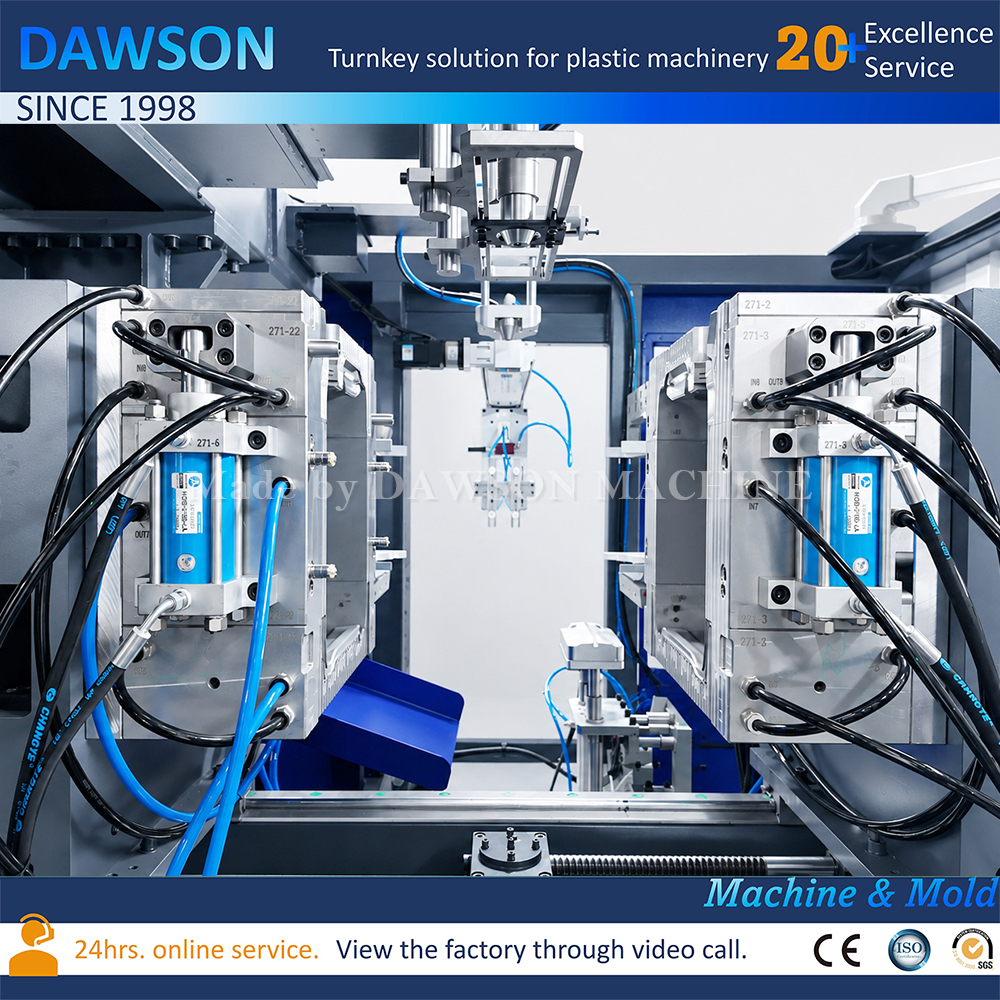 Máquina de moldeo por soplado y extrusión con cabezal único industrial Máquina de bidón de aceite lubricante Máquinas de moldeo por soplado para fabricación de tambores de almacenamiento de plástico