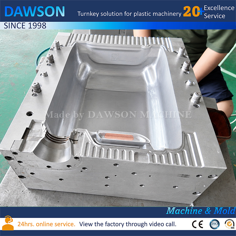 Molde de soplado de bidón de HDPE, molde de soplado de extrusión de precisión personalizado 20L-60L para contenedores de productos químicos
