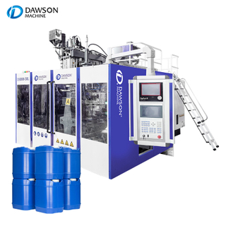 Máquina moldeadora por extrusión y soplado de cabezal único de 30L, máquina para fabricar bidón de HDPE para fabricación de bidón de plástico HDPE