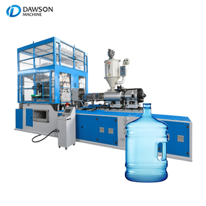 Máquina de moldeo por soplado y estiramiento por inyección, máquina de botellas de PC de 5 galones completamente automática para planta de botellas de 5 galones recargables