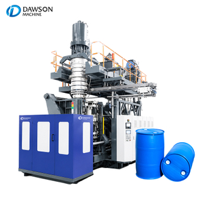 Máquina automática para fabricar tambores de 200L, máquina de moldeo por soplado de doble anillo para fabricación de tambores de aceite lubricante