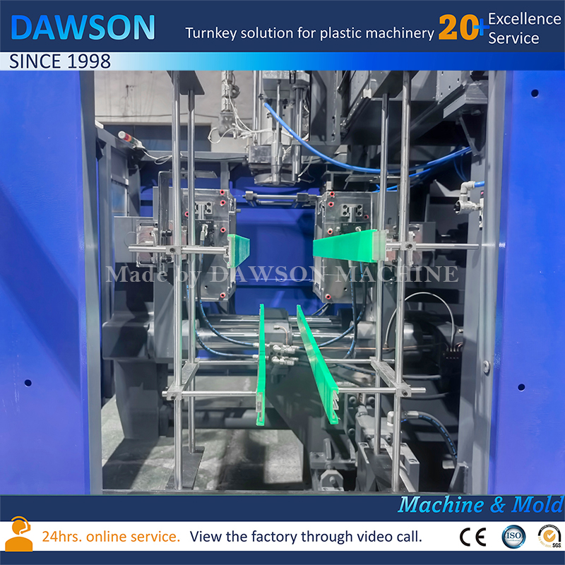 Máquina de moldeo por extrusión y soplado DSB80-30L de alta precisión para tambor de aceite de plástico HDPE de 30L