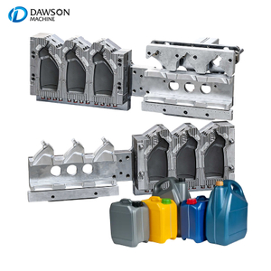 Molde de soplado de bidón de HDPE personalizado, molde de moldeo por soplado de extrusión de precisión 5L-20L para contenedores de aceite